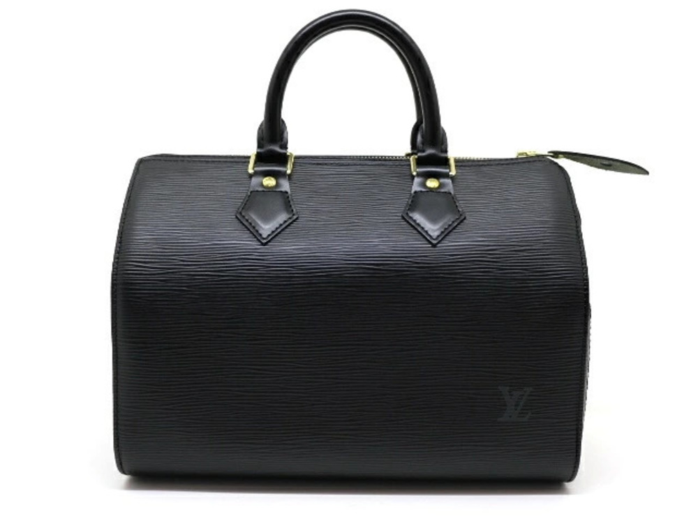 LOUIS VUITTON Speedy Handbag Boston Bag Noir Black